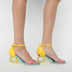 Kat Maconie Justine Single Chain Heel Sandals