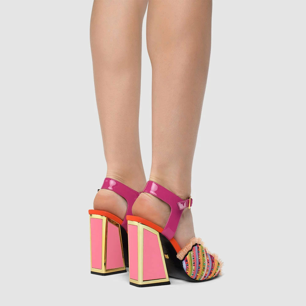 Kat Maconie New Arrivals Ariel Kicker Frame Heel Sandals 5 Kat Maconie New Arrivals Ariel Kicker Frame Heel Sandals