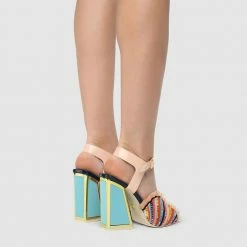 Kat Maconie Ariel Kicker Frame Heel Sandals
