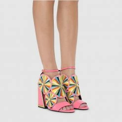 Kat Maconie Frida Kicker Frame Heel Sandals
