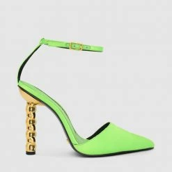 Kat Maconie Jojo Chain Stiletto Pumps Chain Heel
