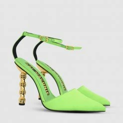 Kat Maconie Jojo Chain Stiletto Pumps Chain Heel