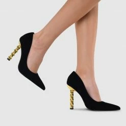 Kat Maconie Chain Heel Lydia Chain Stiletto