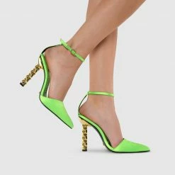 Kat Maconie Jojo Chain Stiletto Pumps Chain Heel