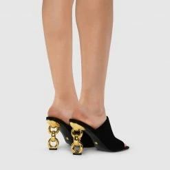 Kat Maconie Kylie Multi Chain Heel Sandals