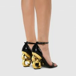 Kat Maconie Sandals Suzu Double Chain Heel Sandal