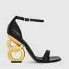 Kat Maconie Sandals Suzu Double Chain Heel Sandal