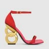 Kat Maconie Suzu Double Chain Heel Sandal