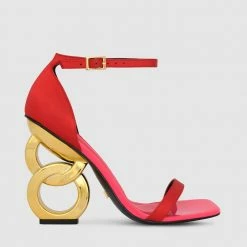 Kat Maconie Suzu Double Chain Heel Sandal