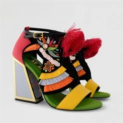 Kat Maconie Aya-Wide Kicker Heel Sandal
