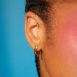 Kat Maconie New Arrivals Prism Stud Huggie Hoop Earrings