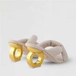 Kat Maconie Mid Heels Itzel Chain Heel Sandals