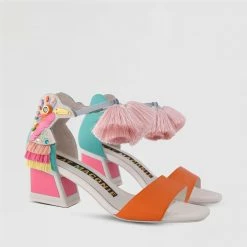 Kat Maconie Kay Kicker Heel Sandal Mid Heels