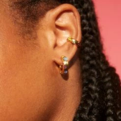 Kat Maconie Nova Huggie Hoop Earrings New Arrivals