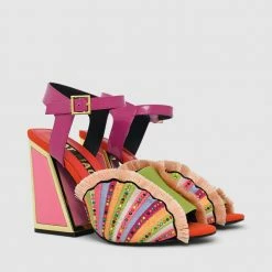 Kat Maconie New Arrivals Ariel Kicker Frame Heel Sandals 10 Kat Maconie New Arrivals Ariel Kicker Frame Heel Sandals