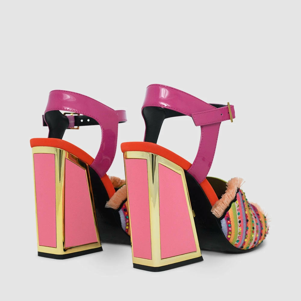 Kat Maconie New Arrivals Ariel Kicker Frame Heel Sandals 7 Kat Maconie New Arrivals Ariel Kicker Frame Heel Sandals