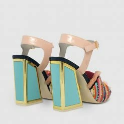 Kat Maconie Ariel Kicker Frame Heel Sandals