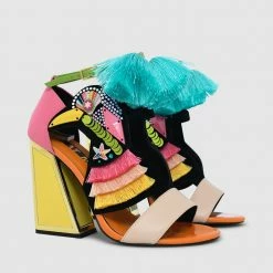 Kat Maconie Aya Kicker Frame Heel Sandals New Arrivals