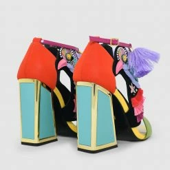 Kat Maconie Aya Kicker Frame Heel Sandals