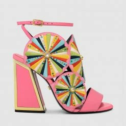 Kat Maconie Frida Kicker Frame Heel Sandals