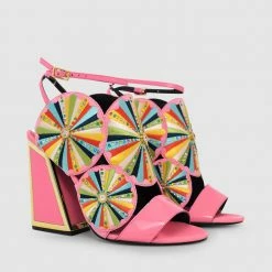 Kat Maconie Frida Kicker Frame Heel Sandals