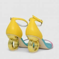 Kat Maconie Justine Single Chain Heel Sandals