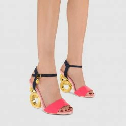 Kat Maconie Jade Double Chain Heel Sandals New Arrivals