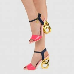 Kat Maconie Jade Double Chain Heel Sandals New Arrivals