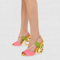 Kat Maconie Halle Double Chain Heel Sandals New Arrivals