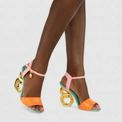Kat Maconie Jade Double Chain Heel Sandals New Arrivals