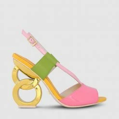 Kat Maconie Halle Double Chain Heel Sandals New Arrivals