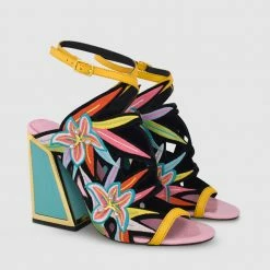 Kat Maconie Calypso Kicker Frame Heel Sandals