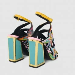 Kat Maconie Calypso Kicker Frame Heel Sandals