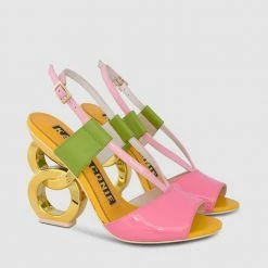 Kat Maconie Halle Double Chain Heel Sandals New Arrivals