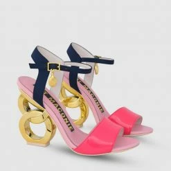 Kat Maconie Jade Double Chain Heel Sandals New Arrivals