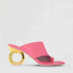 Kat Maconie Sigrid Chain Heel Sandals Mid Heels