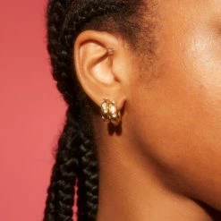 Kat Maconie Nova Huggie Hoop Earrings New Arrivals