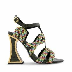Kat Maconie Sissy Flared Heel Sandals*