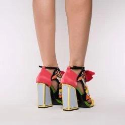 Kat Maconie Aya-Wide Kicker Heel Sandal