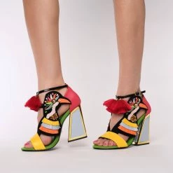 Kat Maconie Aya-Wide Kicker Heel Sandal