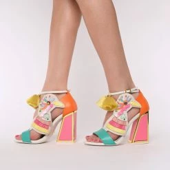 Kat Maconie Aya Wide Kicker Heel Sandal