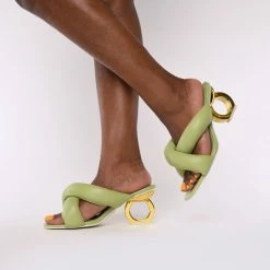 Kat Maconie Mid Heels Itzel Chain Heel Sandals