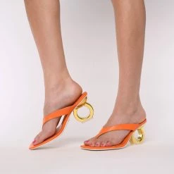 Kat Maconie Yana Chain Heel Sandals