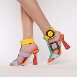 Kat Maconie High Heels Deliz Hourglass Heel Sandal