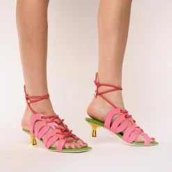 Kat Maconie Mid Heels Jaffa Kitten Heel Sandal