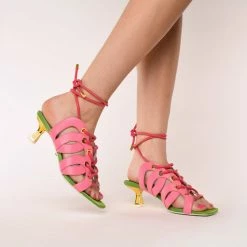 Kat Maconie Mid Heels Jaffa Kitten Heel Sandal