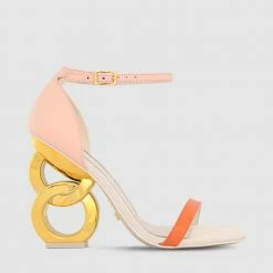 Kat Maconie High Heels Suzu Chain Heel Sandals