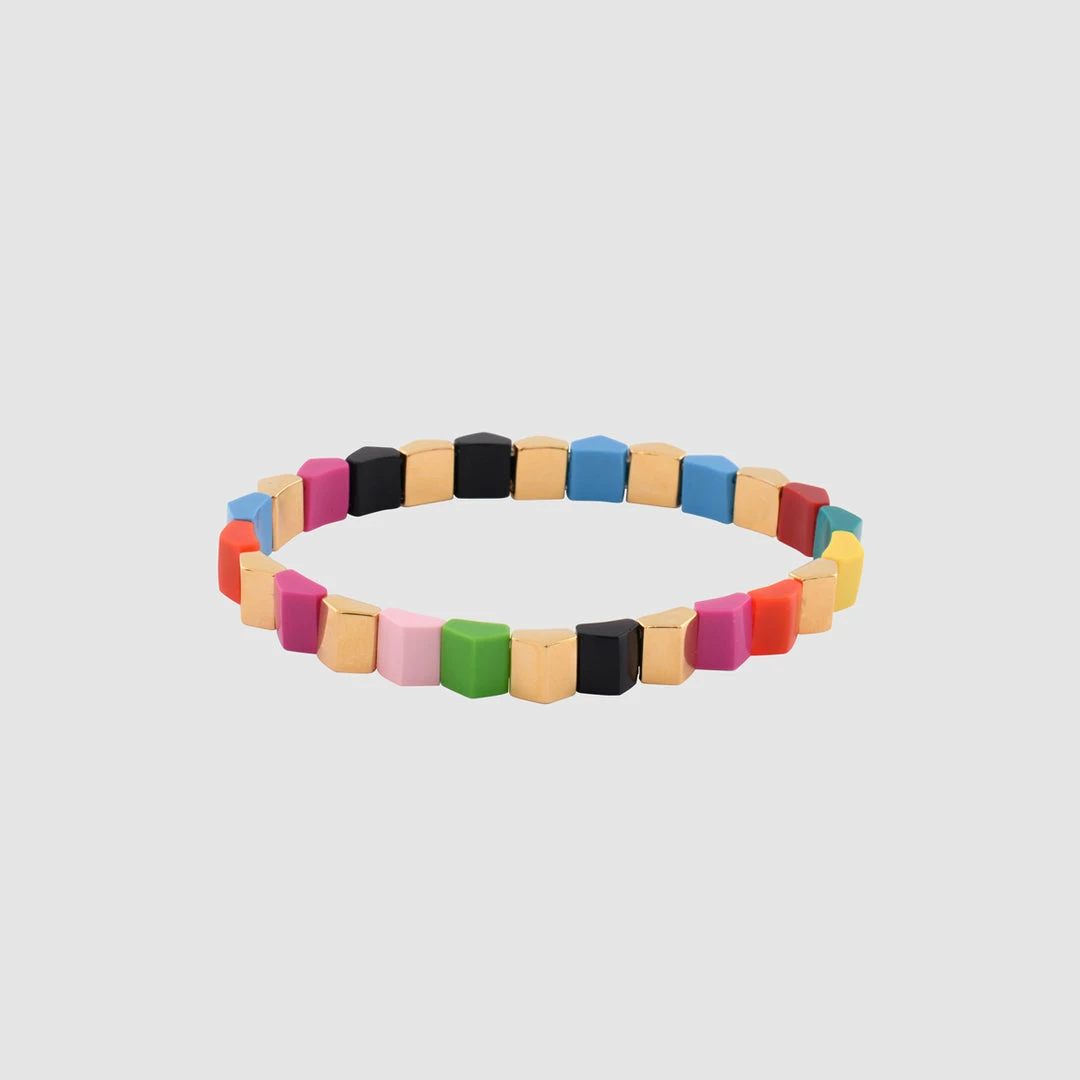Kat Maconie Prism Stud Elasticated Bead Bracelet 3 Kat Maconie Prism Stud Elasticated Bead Bracelet