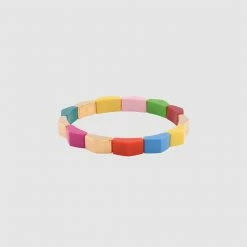 Kat Maconie Mega Prism Stud Elasticated Bead Bracelet
