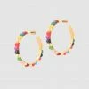 Kat Maconie New Arrivals Prism Stud Large Hoop Earrings